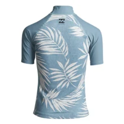 Billabong Lycra Surf Capsule SS Kurzarm Sea Blue