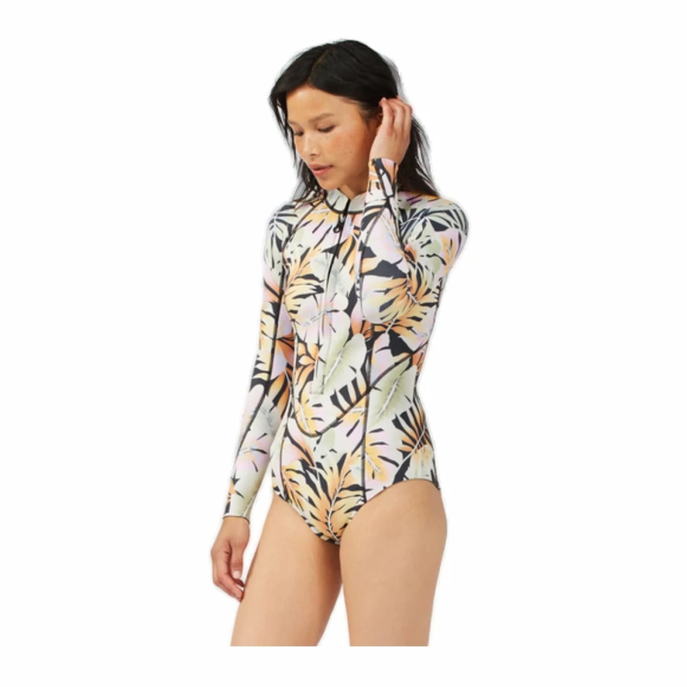 Billabong Salty Dayz LS Spring 2/2mm Front Zip Frauen Neoprenanzug Shorty Paradise Black 3 Billabong Salty Dayz LS Spring 2/2mm Front Zip Frauen Neoprenanzug Shorty Paradise Black – Bild 3