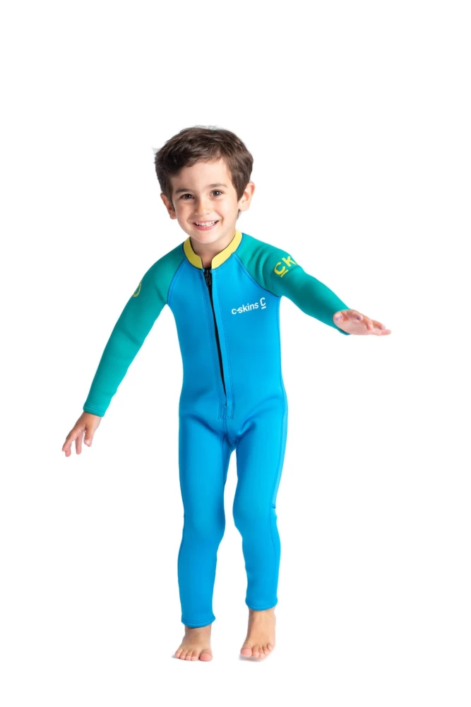 C-Skins BABY Steamer 3/2 Neoprenanzug Cyan 4 C-Skins BABY Steamer 3/2 Neoprenanzug Cyan – Bild 4