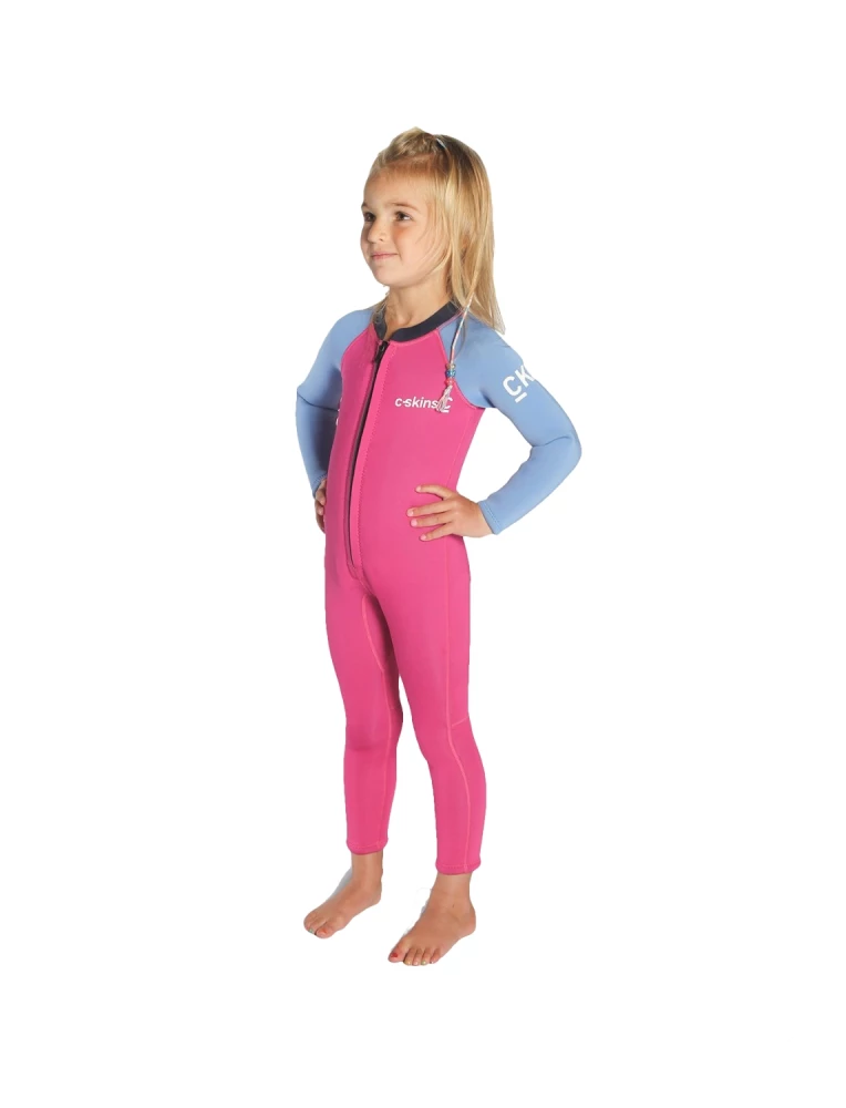 C-Skins C-Kid Baby Steamer 3/2 Neoprenanzug Coral Lilac Bright Coral 2 C-Skins C-Kid Baby Steamer 3/2 Neoprenanzug Coral Lilac Bright Coral – Bild 2