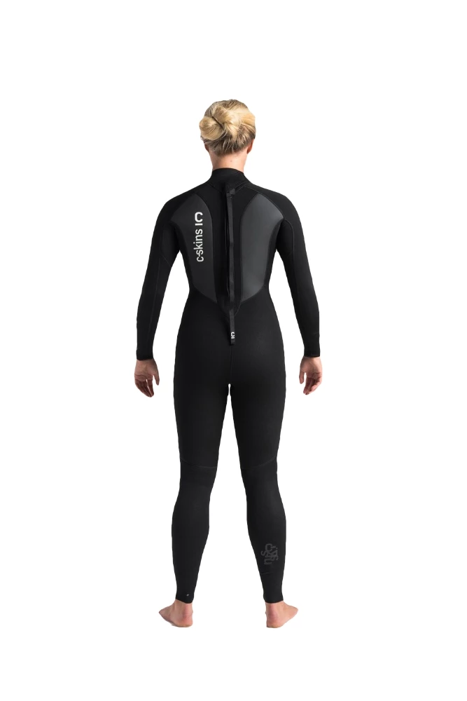 C-Skins Element 3/2 Frauen Neoprenanzug Black 4 C-Skins Element 3/2 Frauen Neoprenanzug Black – Bild 4