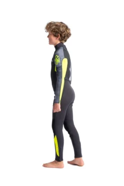 C-Skins Element Junior Steamer 3/2 Neoprenanzug Antracite Yellow -Mystic Verkauf c skins element junior steamer 3 2 neoprenanzug antracite yellow3