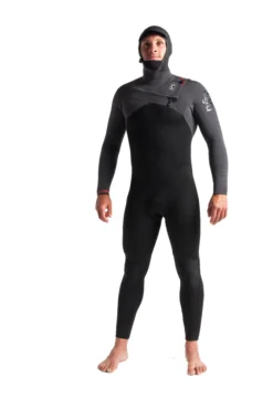 C-Skins ReWired Hooded 6/5/4 CZ Steamer Neoprenanzug Black