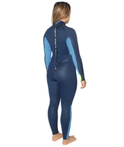 C-Skins Surflite 5/4/3 Womens Neoprenanzug Ink Blue/ Azure/ Yellow -Mystic Verkauf c skins surflite 5 4 3 womens neoprenanzug ink blue azure yellow4