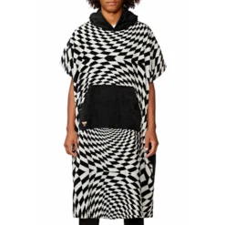 Globe COF Poncho Vortex Black