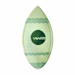 HW-Shapes Hybridskim Skimboard Kids Foamy 100 Green Waves