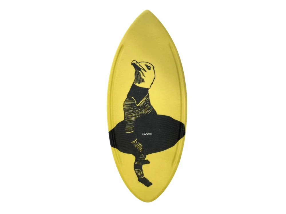 HW-Shapes Waveskim Minimal Yellow Möwe Foamy Skimboard 1 HW-Shapes Waveskim Minimal Yellow Möwe Foamy Skimboard