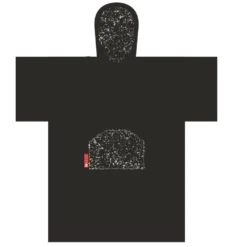 MADNESS Change Robe Poncho Unisize Schwarz Speckle