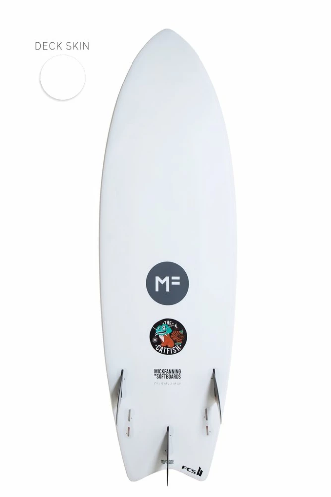 MF Catfish 5'10" FC II Softboard White 1 MF Catfish 5'10" FC II Softboard White