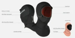 Mystic Marshall Hood Long 3mm Black -Mystic Verkauf mystic marshall hood long 3mm black3