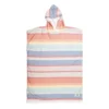 Ocean & Earth Girls Sunkissed Hooded Poncho Multi Stripe
