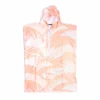 Ocean & Earth Girls Zip Tie Hooded Poncho Peach