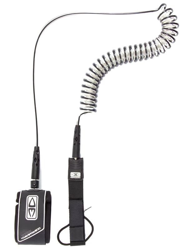 Ocean & Earth SUP Spiral Leash 8mm 10'0" Black Coax 2 Ocean & Earth SUP Spiral Leash 8mm 10'0" Black Coax – Bild 2