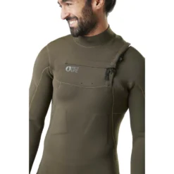 Picture Organic Clothing Picture Equation 4/3 Front-Zip Wetsuit Neoprenanzug Dark Army Green -Mystic Verkauf picture equation 4 3 front zip wetsuit neoprenanzug dark army green 53