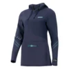 Prolimit Women Neoprene Hoodie Flare Navy Turquoise
