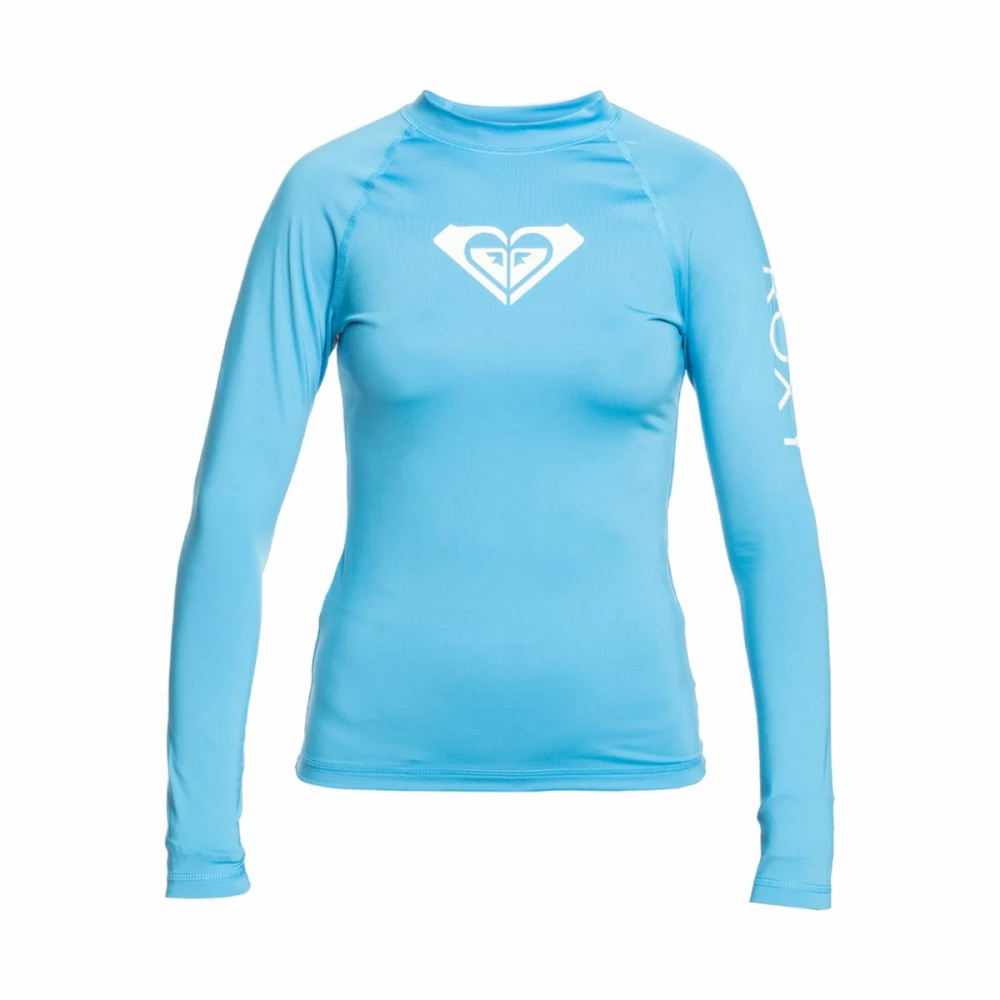 Roxy Whole Hearted LS Lycra Blue 1 Roxy Whole Hearted LS Lycra Blue