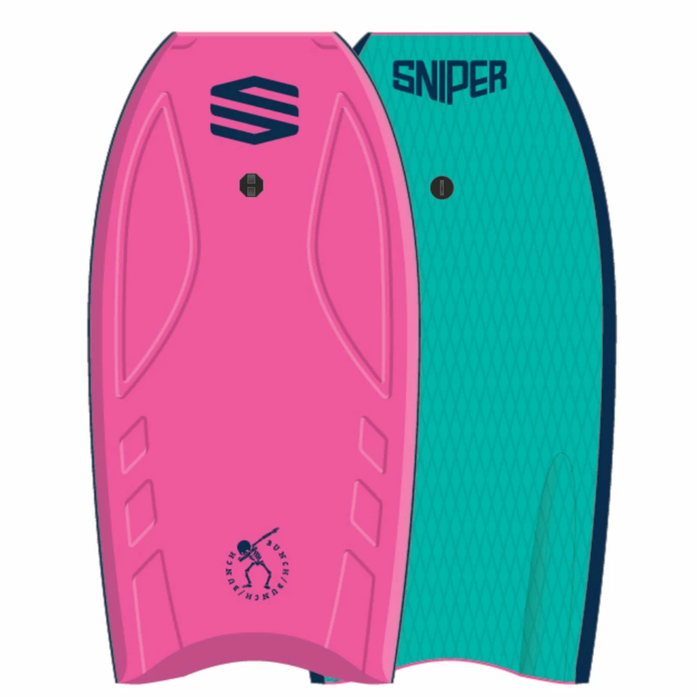 SNIPER Bodyboard Bunch II EPS Stringer 36 Pink 1 SNIPER Bodyboard Bunch II EPS Stringer 36 Pink