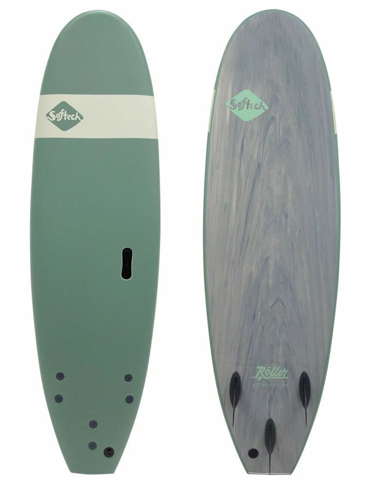 Softech Roller 7'0" Softboard Smoke Green 1 Softech Roller 7'0" Softboard Smoke Green