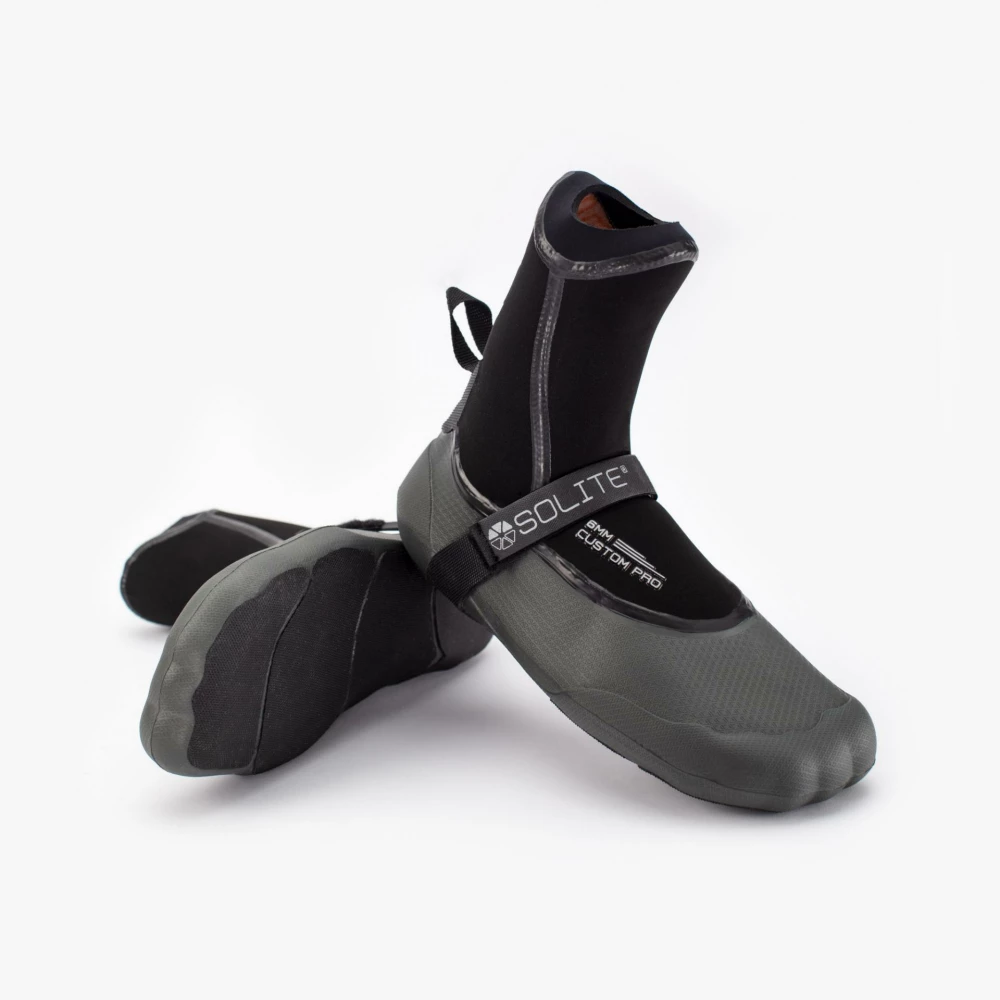 Solite 6mm Custom Pro Anpassbarer Neoprenschuh Black/Grey 1 Solite 6mm Custom Pro Anpassbarer Neoprenschuh Black/Grey