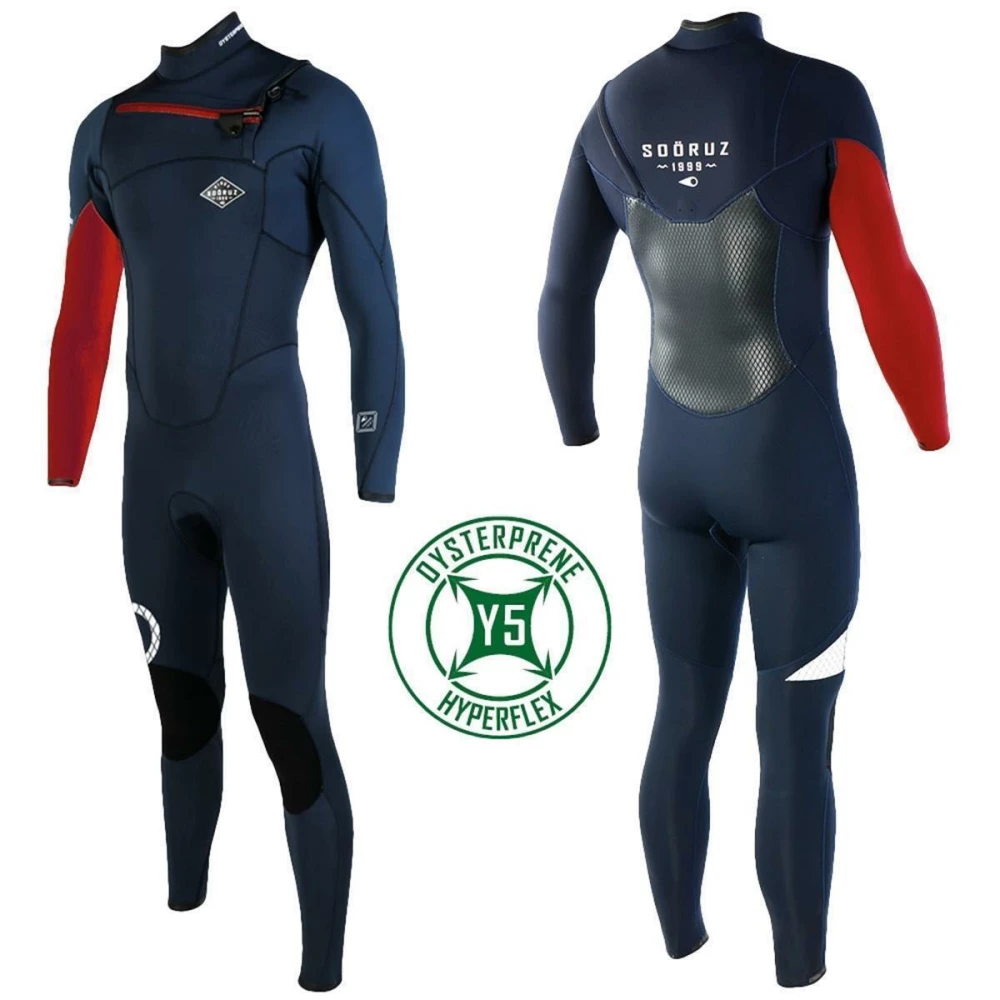 Soöruz Fighter Oysterprene Chestzip 5/4/3 Neoprenanzug Navy 5 Soöruz Fighter Oysterprene Chestzip 5/4/3 Neoprenanzug Navy – Bild 5