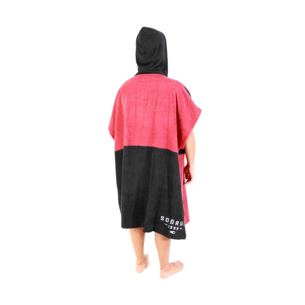 Soöruz Poncho Punch Handtuch Umkleide Wine 2 Soöruz Poncho Punch Handtuch Umkleide Wine – Bild 2