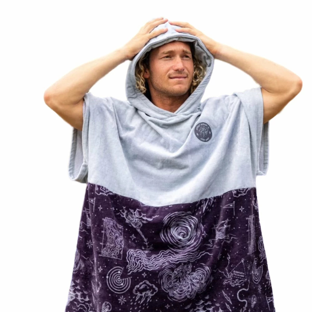 Soöruz Poncho STORM Cotton Blue 2 Soöruz Poncho STORM Cotton Blue – Bild 2