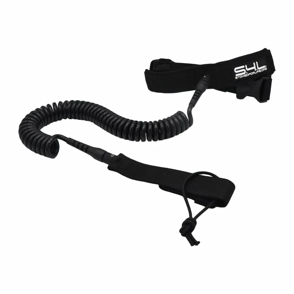 Stoked For Live Waist SUP Coil Leash 1 Stoked For Live Waist SUP Coil Leash