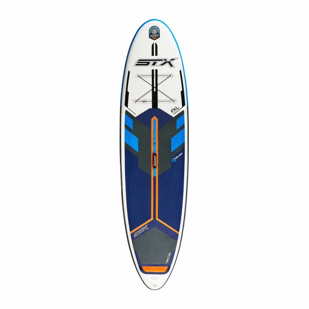 STX Inflatable SUP 10'6" Freeride Hybrid Windsurf Blue Orange 1 STX Inflatable SUP 10'6" Freeride Hybrid Windsurf Blue Orange