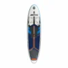 STX Inflatable SUP 11'6" Hybrid Freeride Windsurf Blue Orange