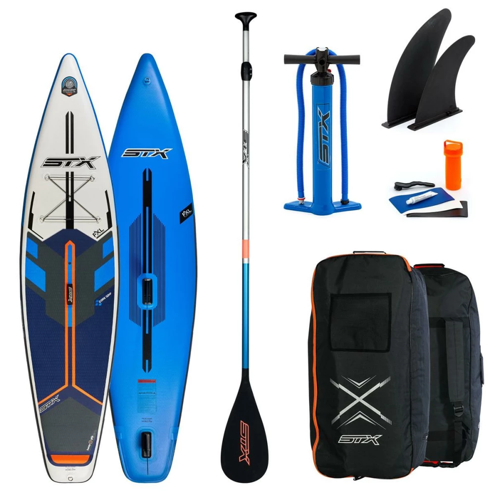 STX Inflatable SUP 11'6" Tourer Windsurf Blue Orange 4 STX Inflatable SUP 11'6" Tourer Windsurf Blue Orange – Bild 4