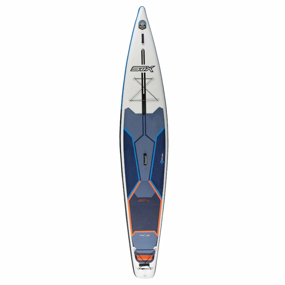 STX Inflatable SUP 14'0" X 30" X 6" Race Blue Orange 1 STX Inflatable SUP 14'0" X 30" X 6" Race Blue Orange