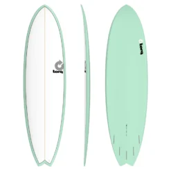 Surfboard TORQ Epoxy TET 7.2 Fish White Seagreen
